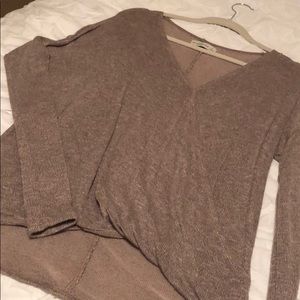 A&F cross sweater